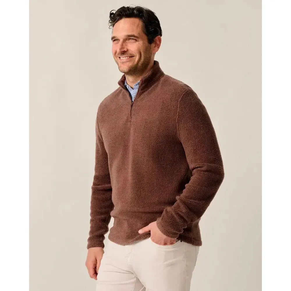 DION 1/4 ZIP FLEECE-MENS SWEATERS & KNITS-JOHNNIE-O-JB Evans Fashions & Footwear