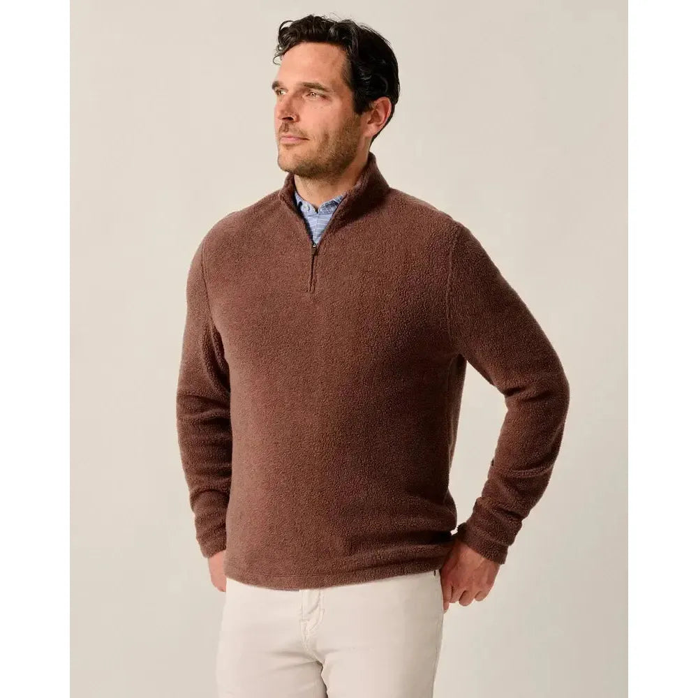 DION 1/4 ZIP FLEECE-MENS SWEATERS & KNITS-JOHNNIE-O-JB Evans Fashions & Footwear