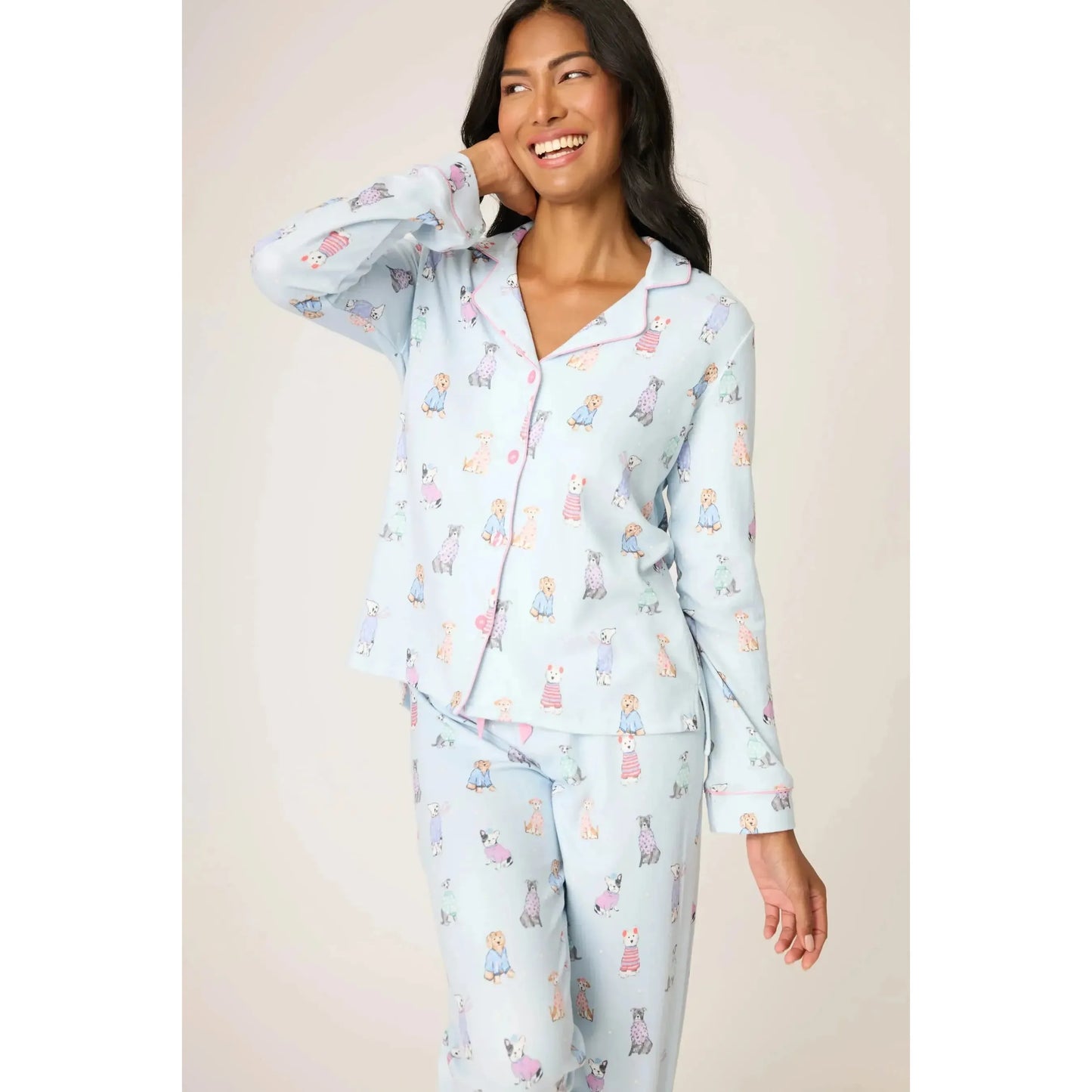 DOGGONE COLD PJ SET-LADIES LOUNGE & SLEEPWEAR-PJ SALVAGE-JB Evans Fashions & Footwear