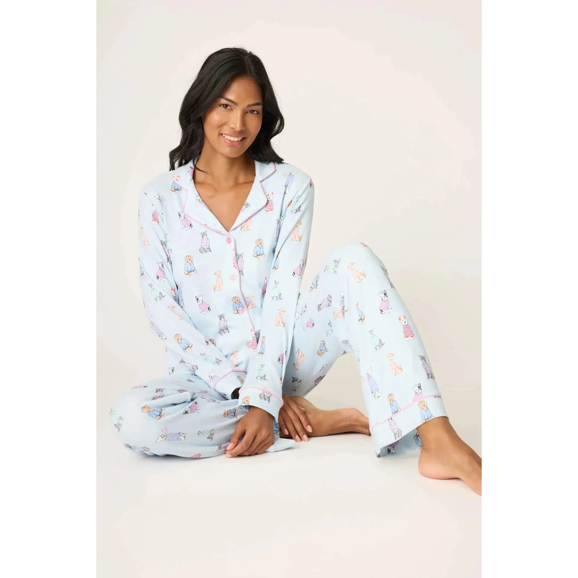 DOGGONE COLD PJ SET-LADIES LOUNGE & SLEEPWEAR-PJ SALVAGE-JB Evans Fashions & Footwear
