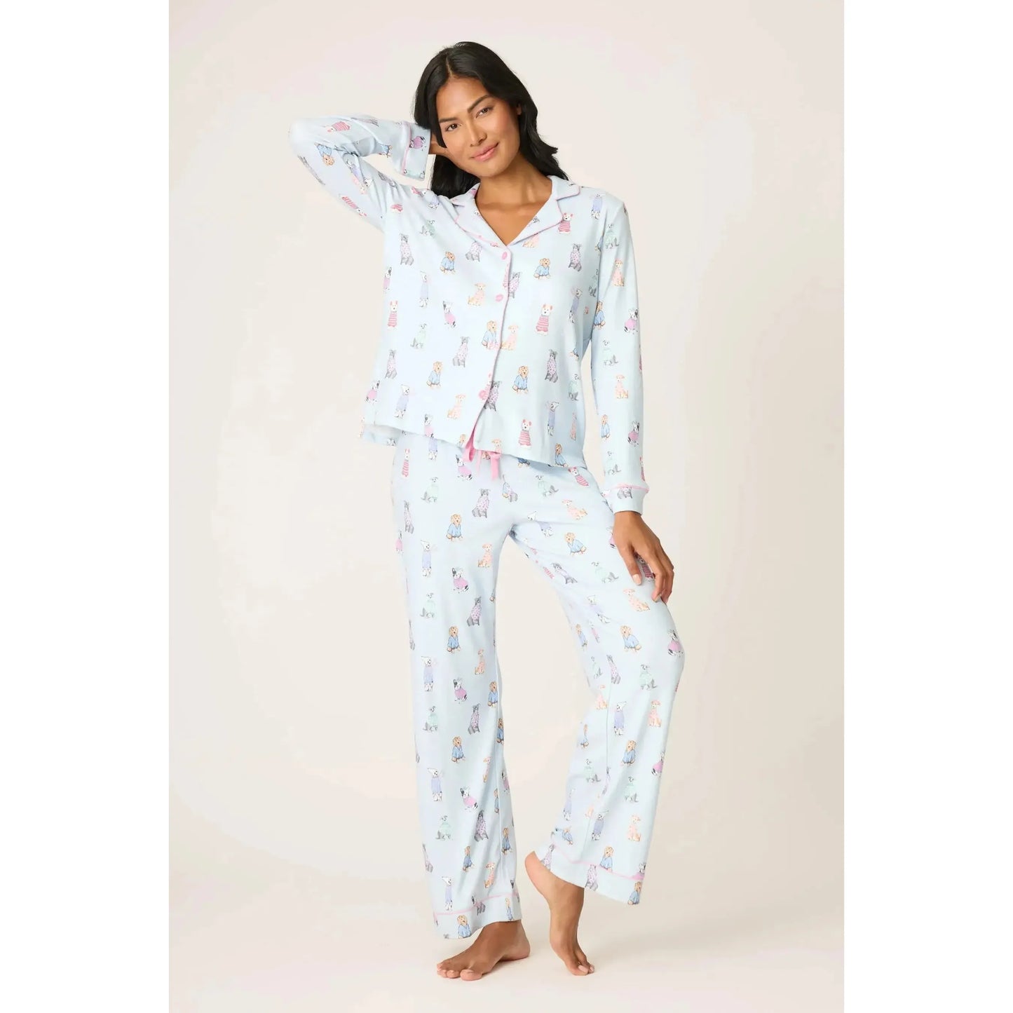 DOGGONE COLD PJ SET-LADIES LOUNGE & SLEEPWEAR-PJ SALVAGE-JB Evans Fashions & Footwear