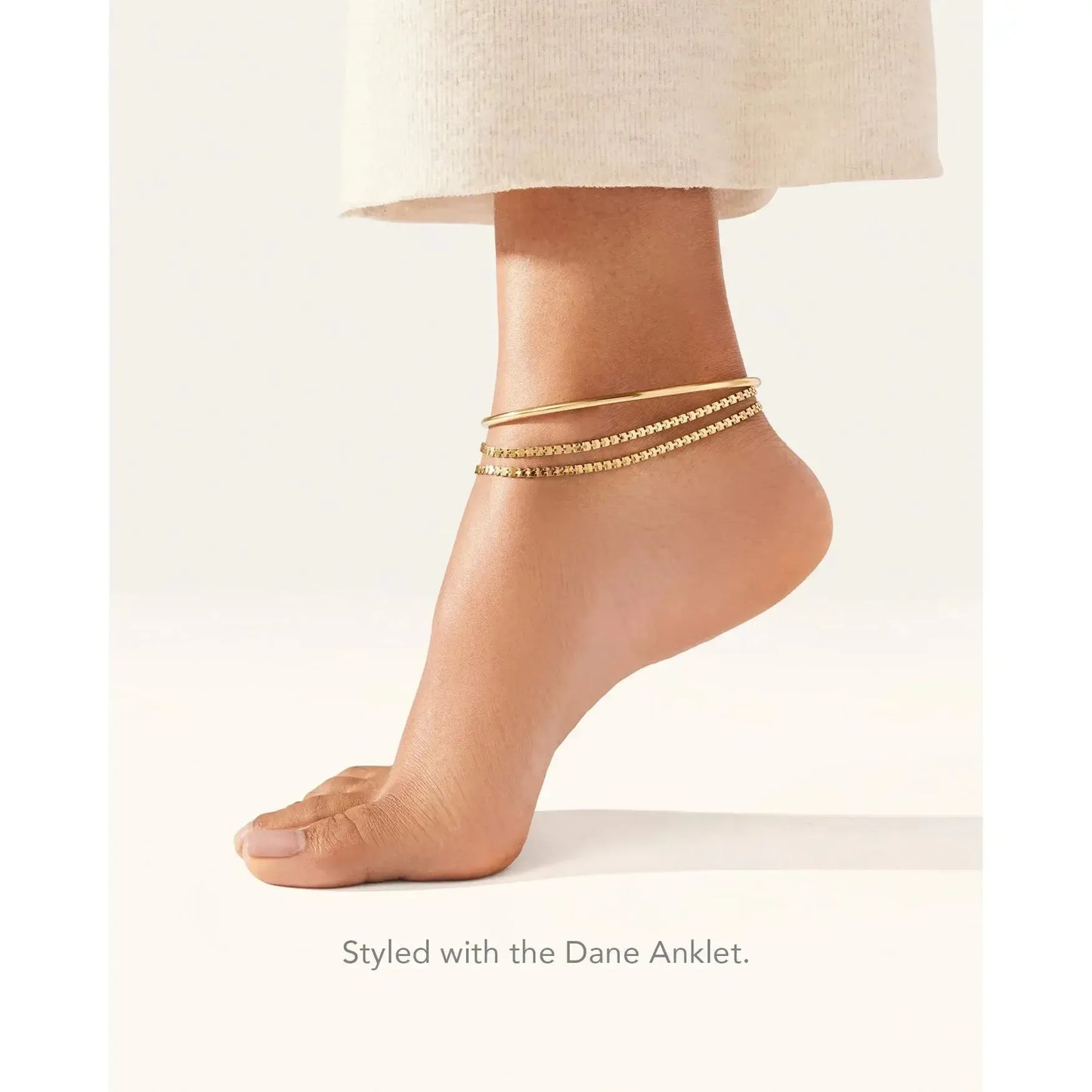 DOUBLE AMALFI ANKLET - L-LADIES ACCESSORIES-JENNY BIRD-JB Evans Fashions & Footwear
