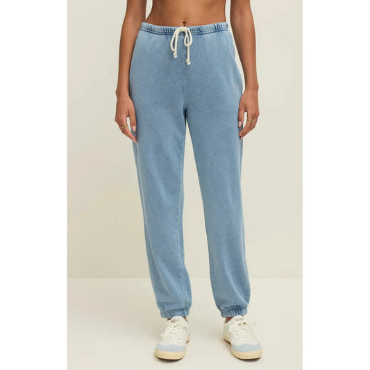 DOWNTOWN KNIT DENIM JOGGER-LADIES LOUNGE & SLEEPWEAR-Z SUPPLY-JB Evans Fashions & Footwear