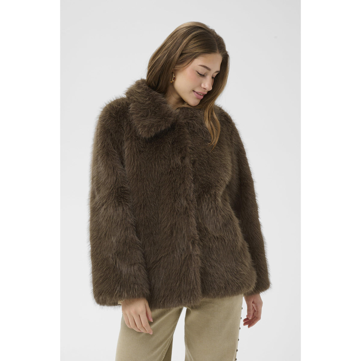 DRAMA JACKET-LADIES LIGHTWEIGHT COATS & JACKETS-CREAM-JB Evans Fashions & Footwear