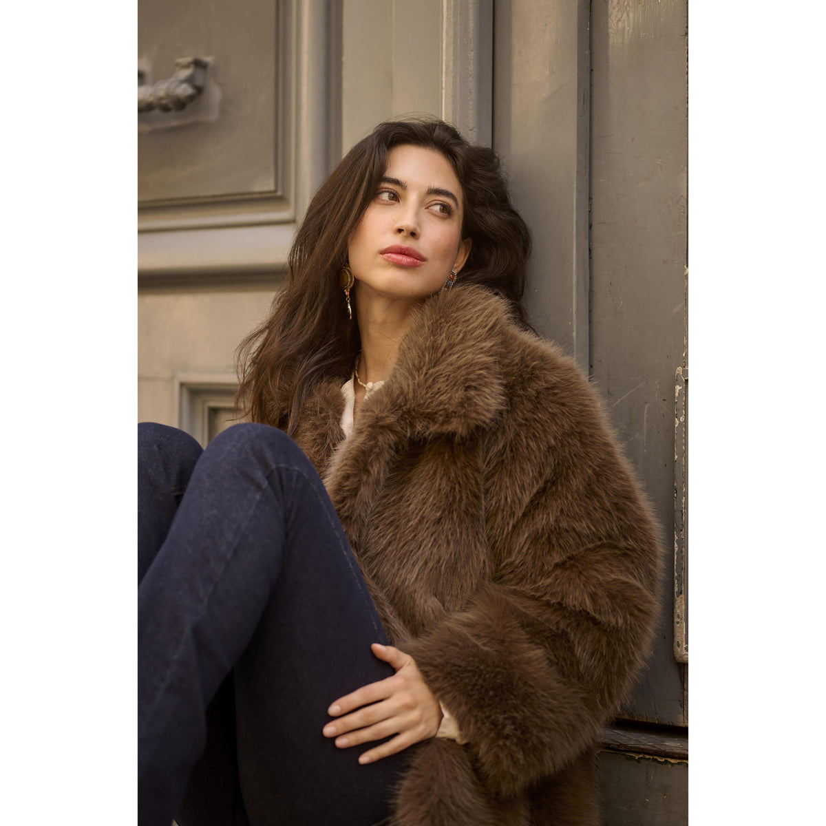 DRAMA JACKET-LADIES LIGHTWEIGHT COATS & JACKETS-CREAM-JB Evans Fashions & Footwear