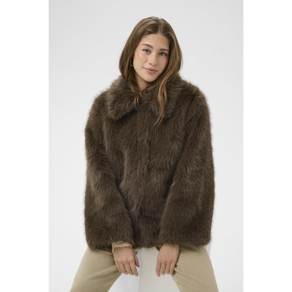 DRAMA JACKET-LADIES LIGHTWEIGHT COATS & JACKETS-CREAM-JB Evans Fashions & Footwear