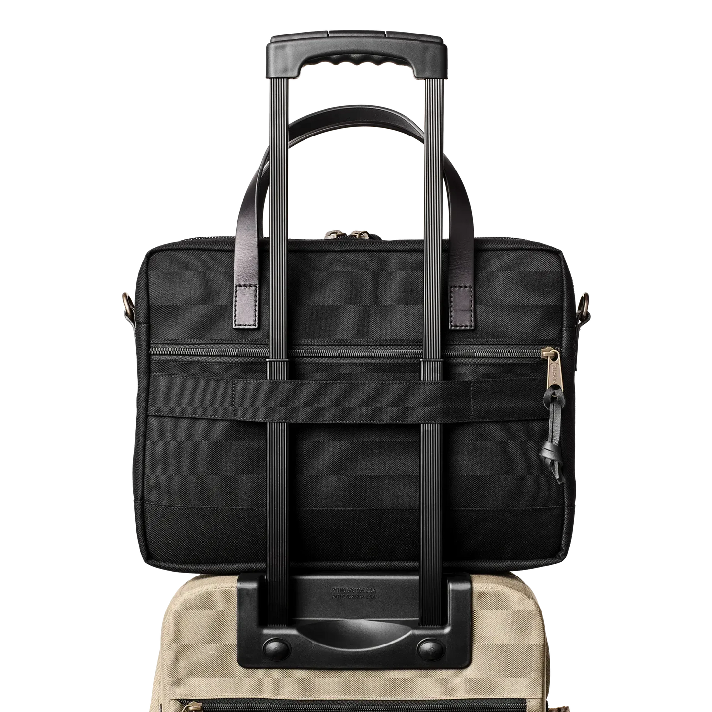 DRYDEN BRIEFCASE BLACK-TRAVEL ACCESSORIES-FILSON-JB Evans Fashions & Footwear