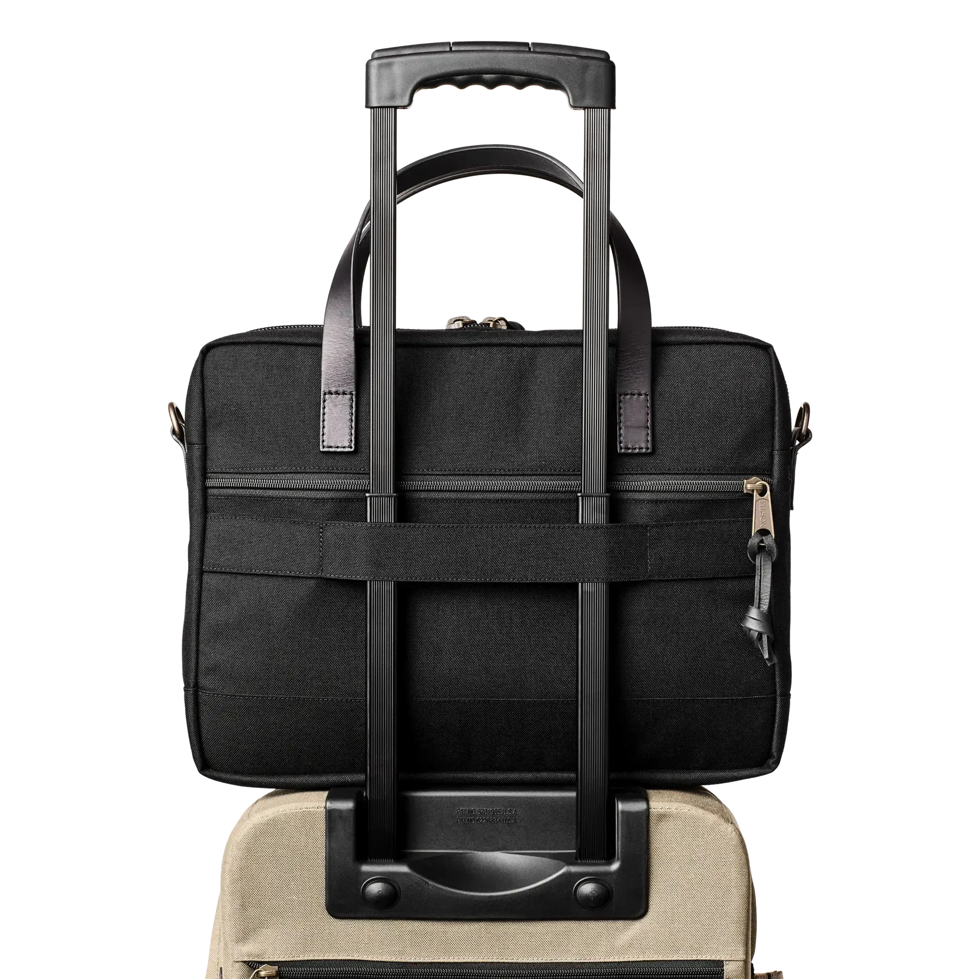 DRYDEN BRIEFCASE BLACK-TRAVEL ACCESSORIES-FILSON-JB Evans Fashions & Footwear