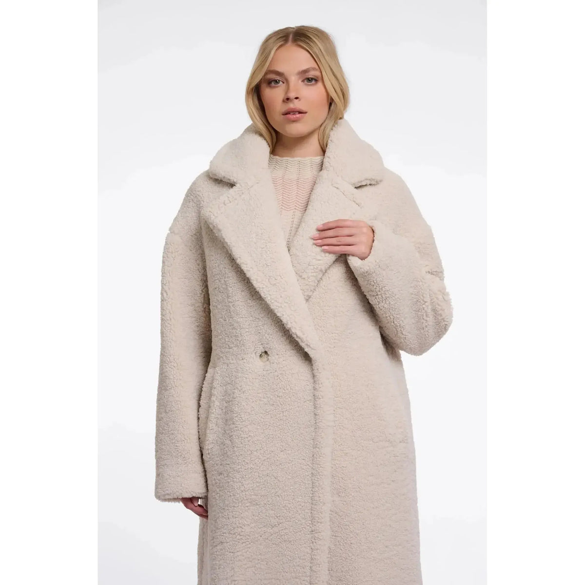 ELICIA TEDDY COAT-LADIES WINTER COATS & JACKETS-RINO & PELLE-JB Evans Fashions & Footwear