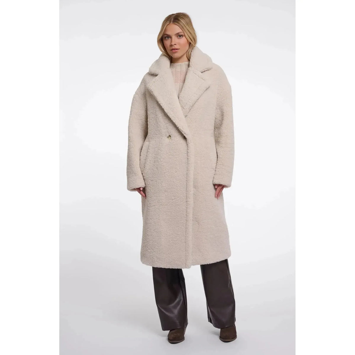 ELICIA TEDDY COAT-LADIES WINTER COATS & JACKETS-RINO & PELLE-JB Evans Fashions & Footwear