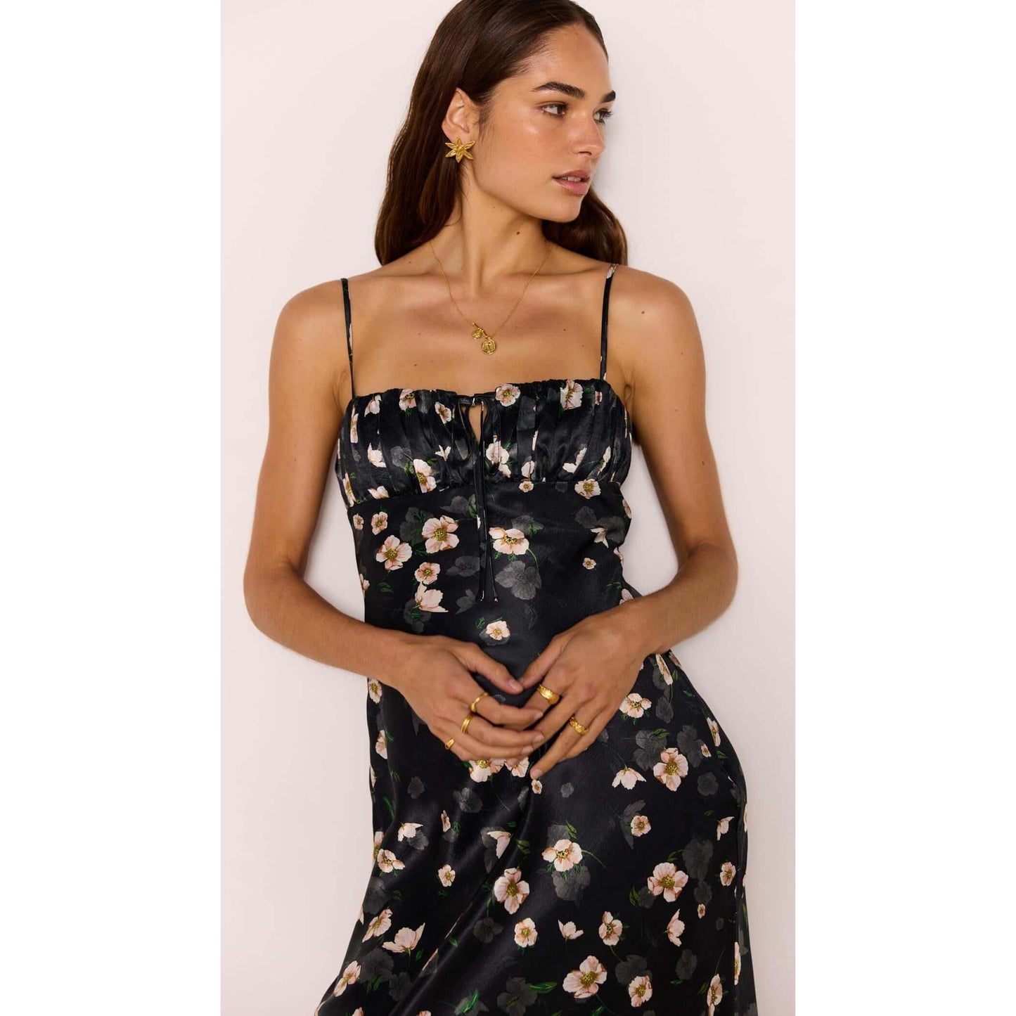 ELINOR BIAS MIDI DRESS-LADIES DRESSES & JUMPERS-MINK PINK-JB Evans Fashions & Footwear