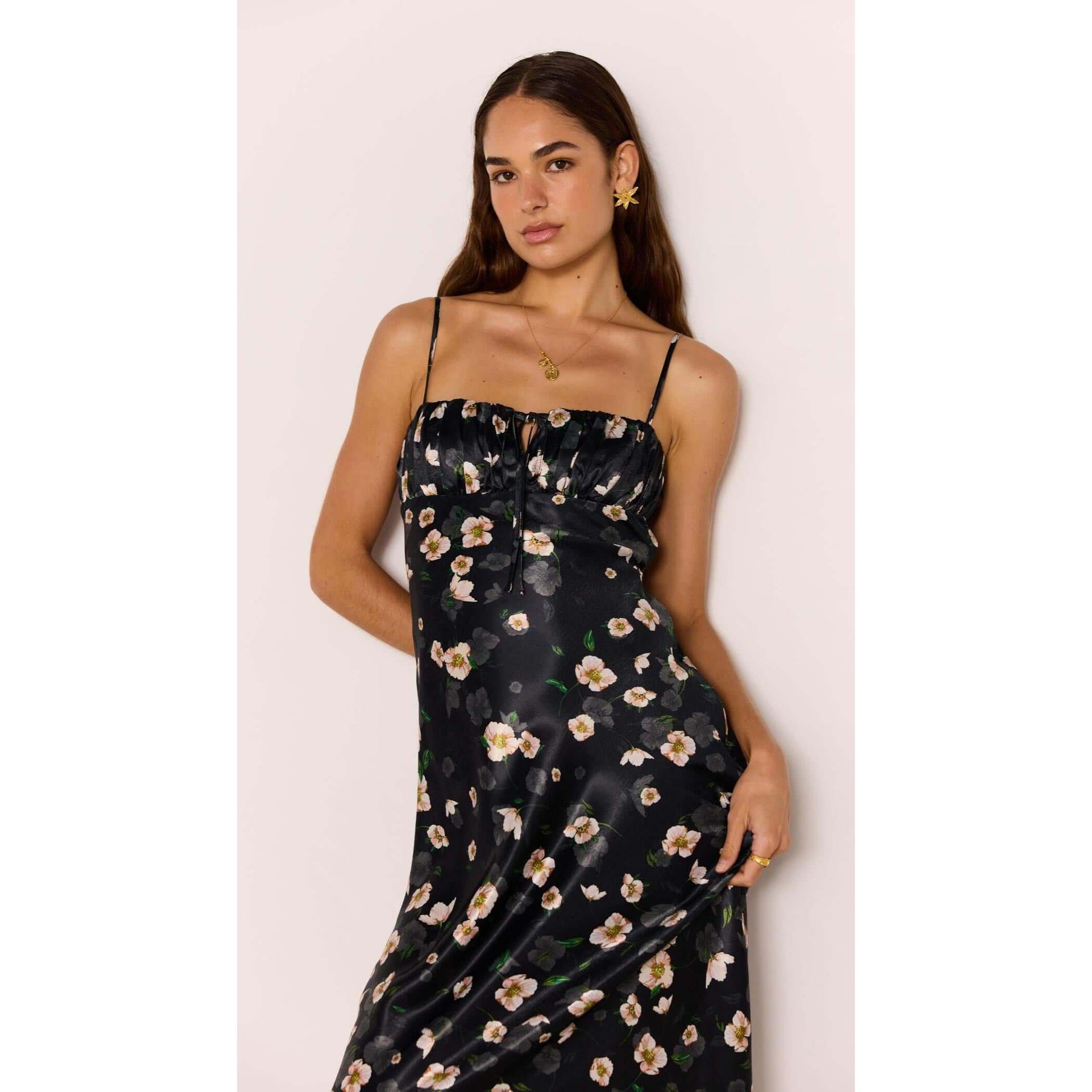 ELINOR BIAS MIDI DRESS-LADIES DRESSES & JUMPERS-MINK PINK-JB Evans Fashions & Footwear