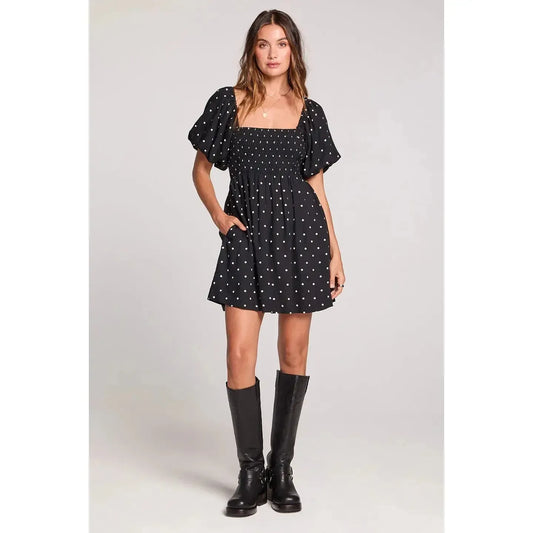 ELIO MINI DRESS-LADIES DRESSES & JUMPERS-SALTWATER-JB Evans Fashions & Footwear