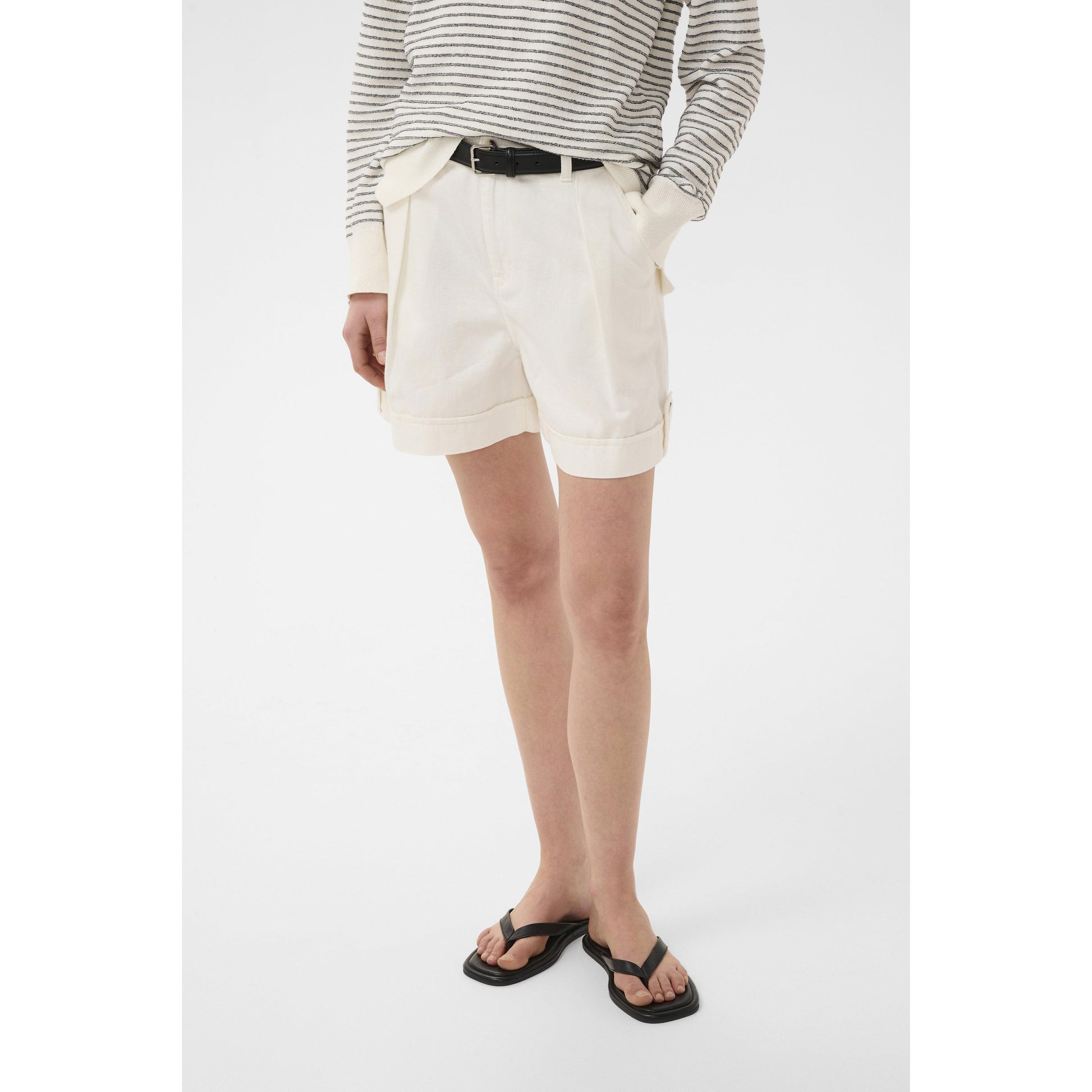 ELLY DENIM SHORT-LADIES SHORTS-INWEAR-JB Evans Fashions & Footwear