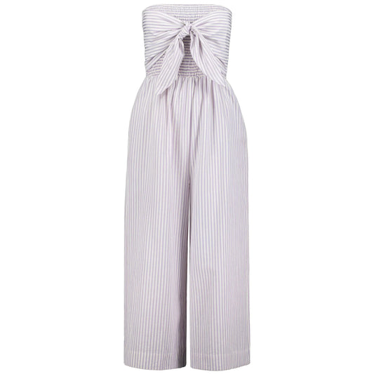 ELVA STRIPE JUMPSUIT-LADIES DRESSES & JUMPERS-BISHOP & YOUNG-JB Evans Fashions & Footwear