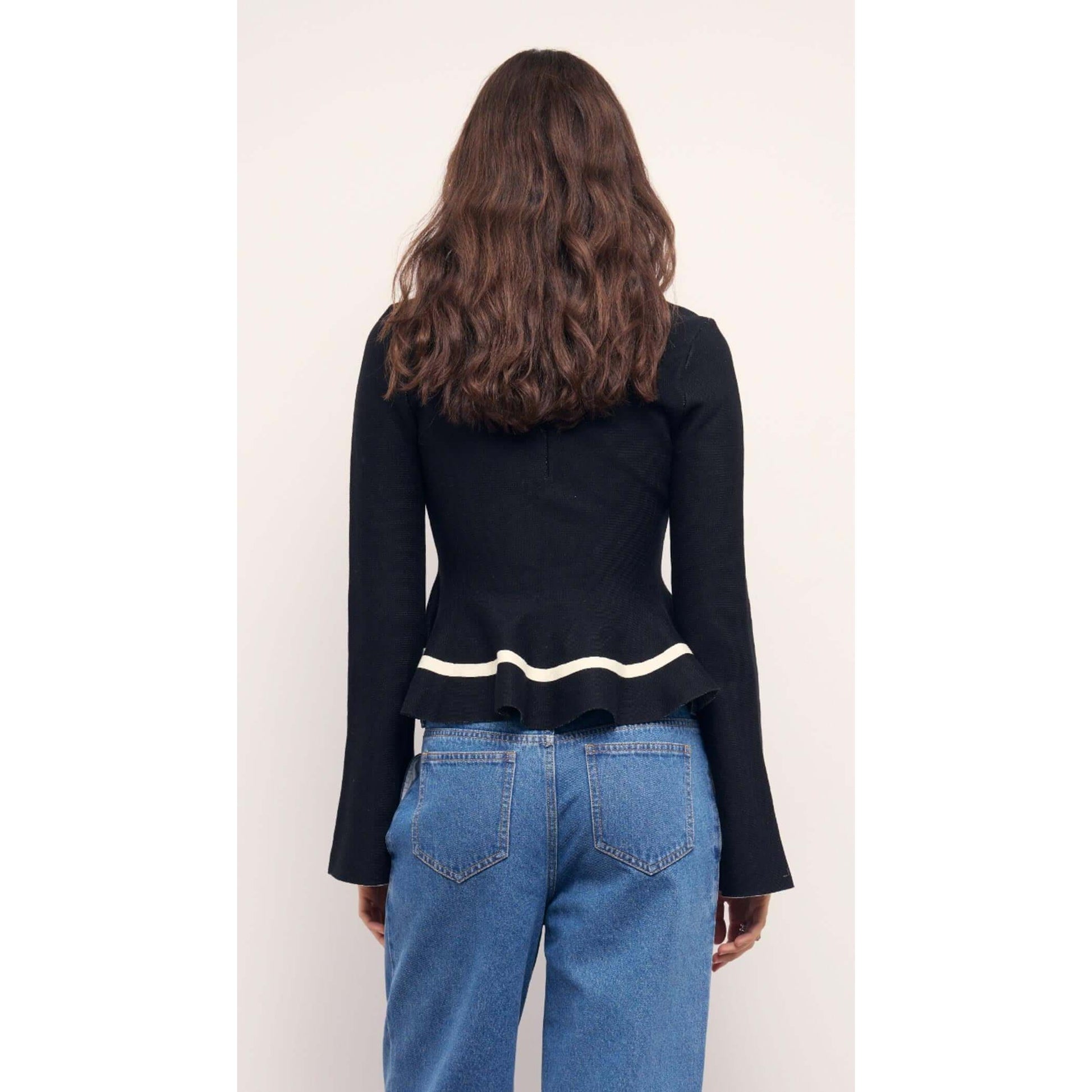 EMILIE PEPLUM KNIT TOP-LADIES TOPS-MINK PINK-JB Evans Fashions & Footwear