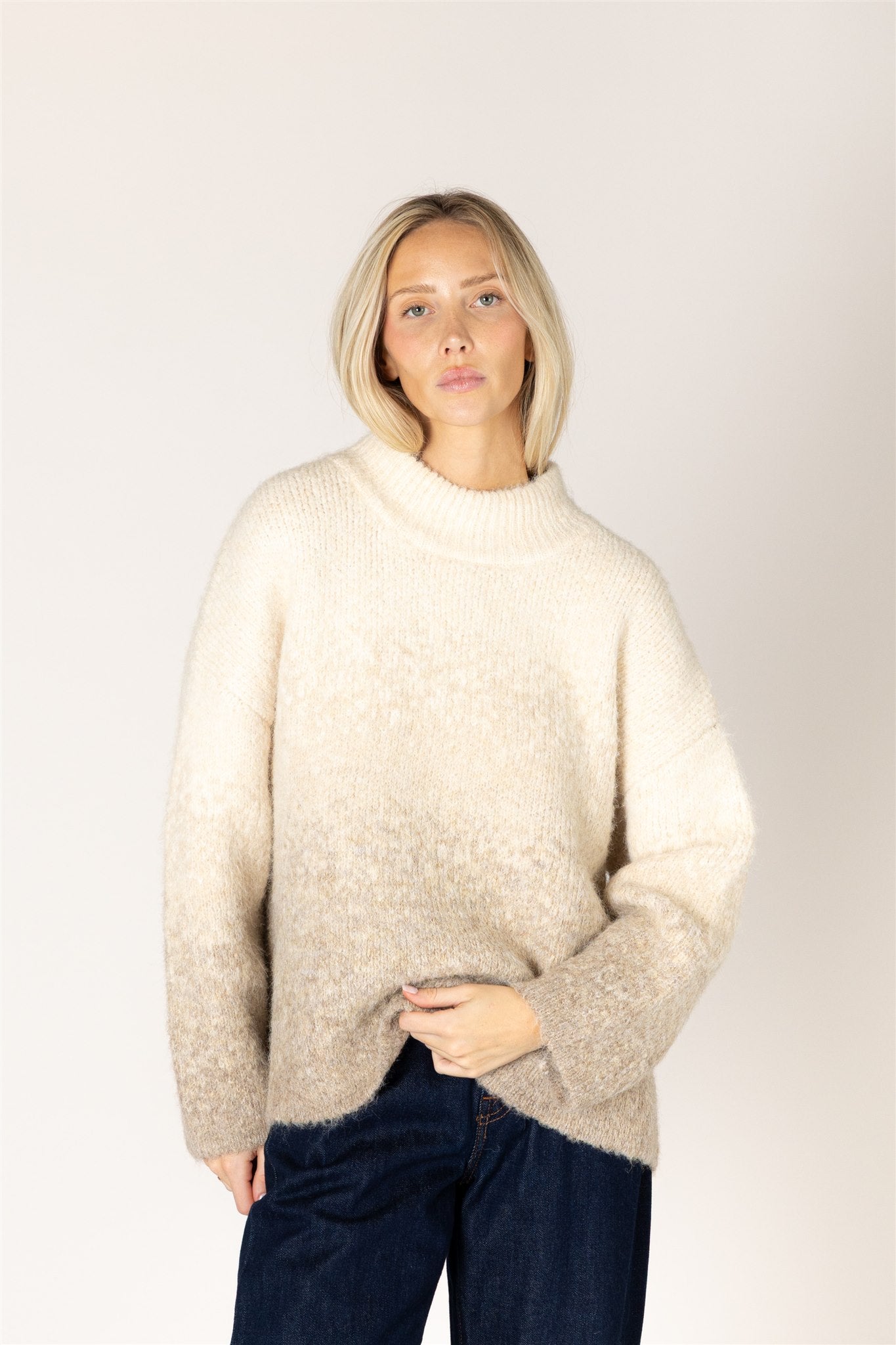 EMMA LUXE MOCK NECK SWEATER