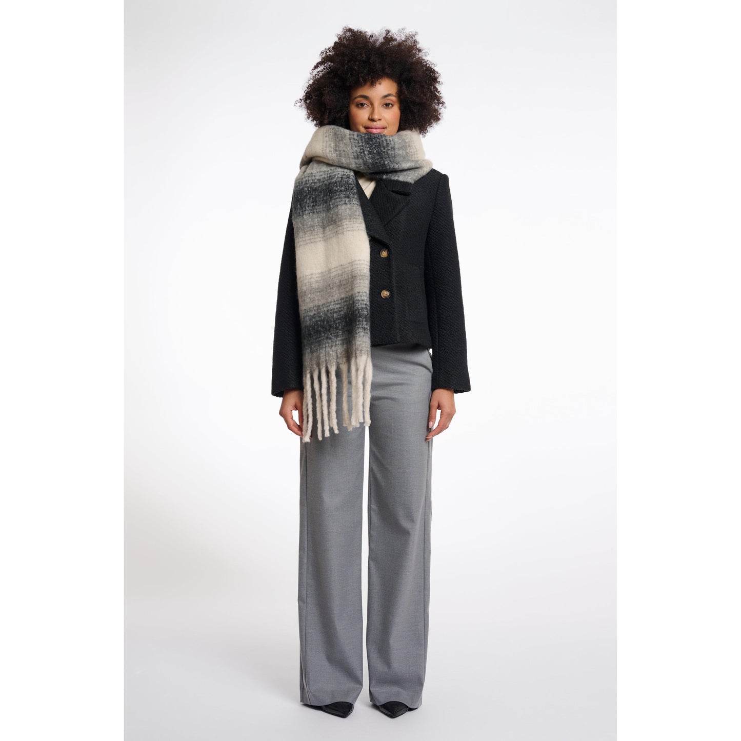 ERICA CHECKED SCARF-LADIES ACCESSORIES-RINO & PELLE-JB Evans Fashions & Footwear