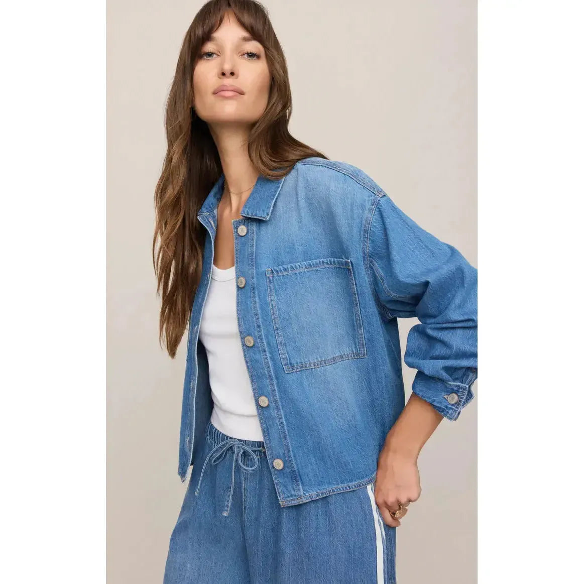 ERIN DENIM JACKET-LADIES LIGHTWEIGHT COATS & JACKETS-Z SUPPLY-JB Evans Fashions & Footwear