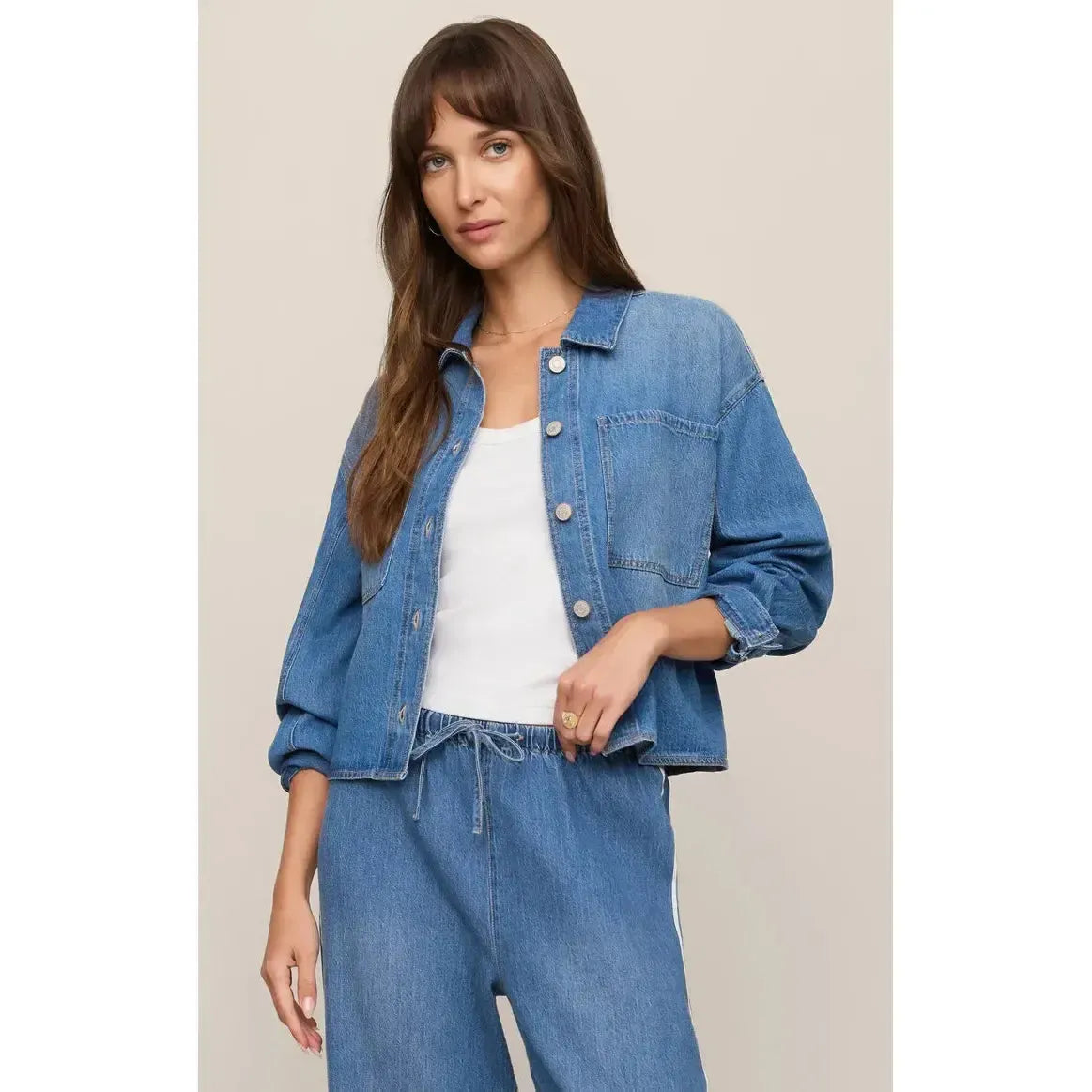 ERIN DENIM JACKET-LADIES LIGHTWEIGHT COATS & JACKETS-Z SUPPLY-JB Evans Fashions & Footwear