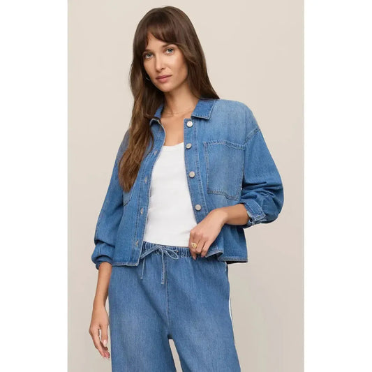 ERIN DENIM JACKET-LADIES LIGHTWEIGHT COATS & JACKETS-Z SUPPLY-JB Evans Fashions & Footwear