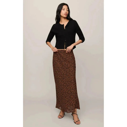 EUROPA LEOPARD SKIRT-LADIES SKIRTS-Z SUPPLY-JB Evans Fashions & Footwear