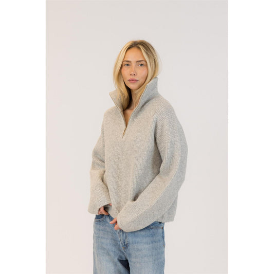 EVA ECO MOCKNECK PULLOVER-LADIES SWEATERS & KNITS-LYLA & LUXE-JB Evans Fashions & Footwear