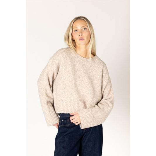 EVA LUXE CREWNECK SWEATER-LADIES SWEATERS & KNITS-LYLA & LUXE-JB Evans Fashions & Footwear