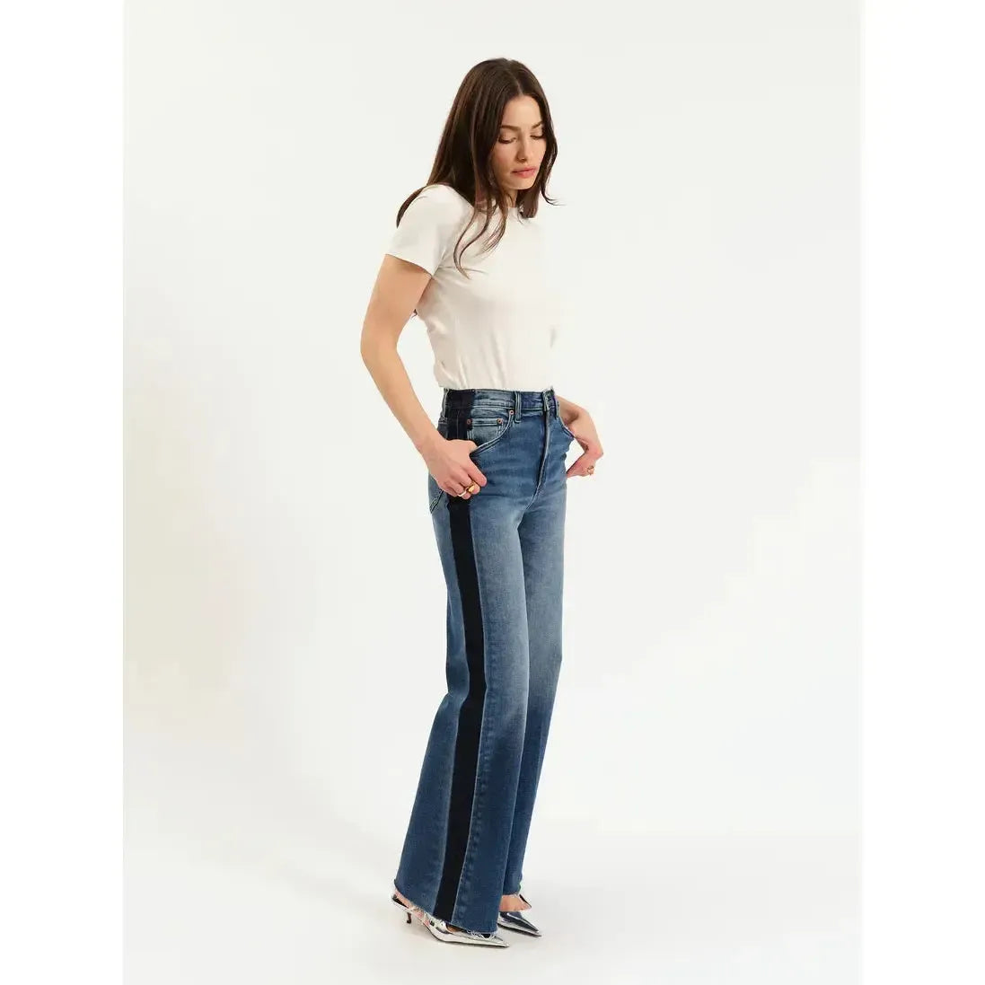 FAR OUT HIGH RISE WIDE LEG-LADIES DENIM-DAZE-JB Evans Fashions & Footwear