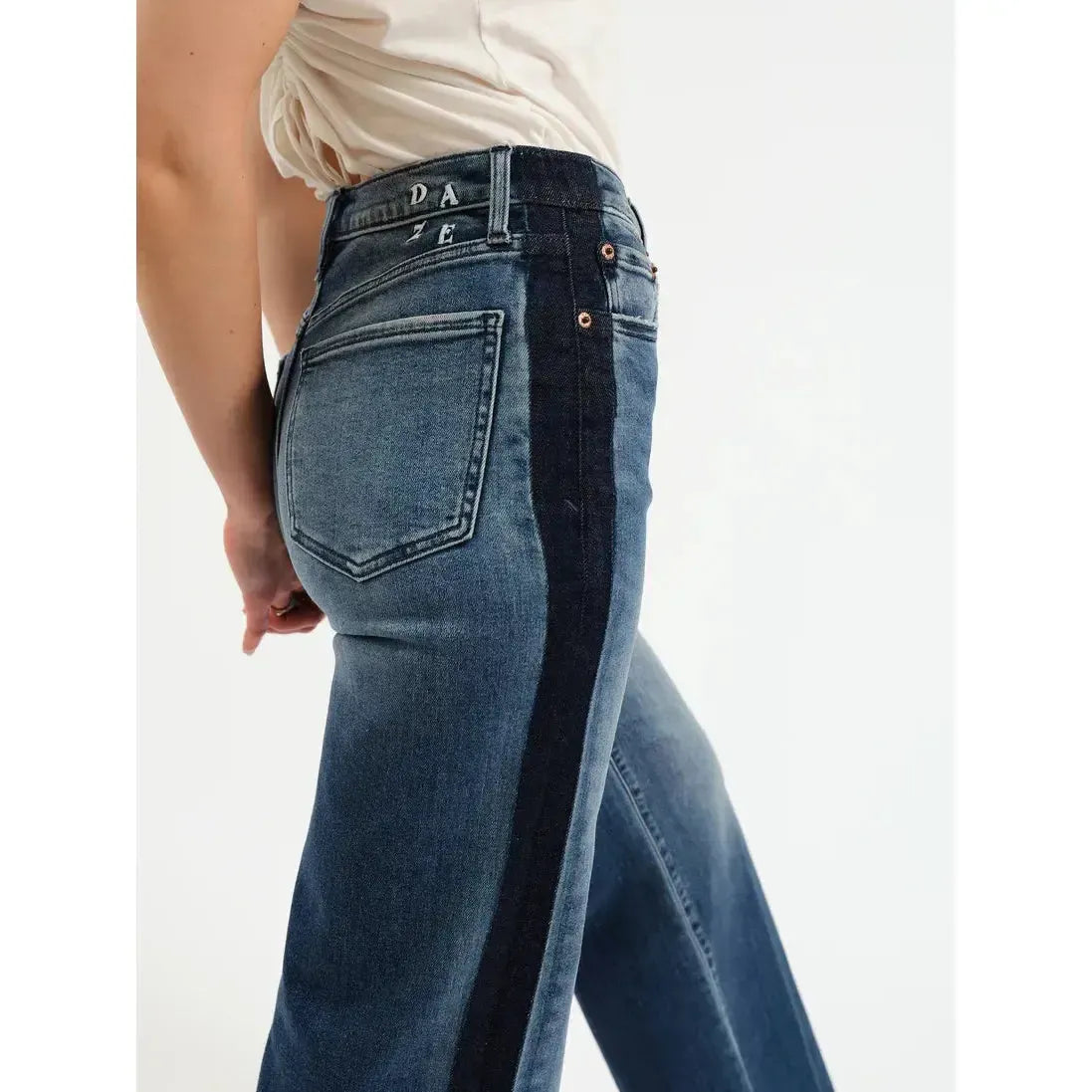 FAR OUT HIGH RISE WIDE LEG-LADIES DENIM-DAZE-JB Evans Fashions & Footwear