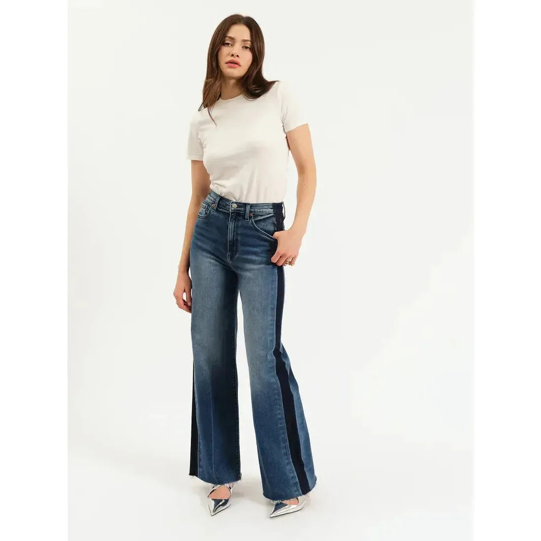 FAR OUT HIGH RISE WIDE LEG-LADIES DENIM-DAZE-JB Evans Fashions & Footwear