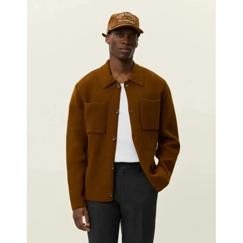 FISCHER COTTON MILANO OVERSHIRT-MENS SHIRTS-LES DEUX-JB Evans Fashions & Footwear