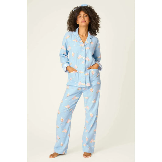 FIZZ THE SEASON FLANNEL PJ SET-LADIES LOUNGE & SLEEPWEAR-PJ SALVAGE-JB Evans Fashions & Footwear