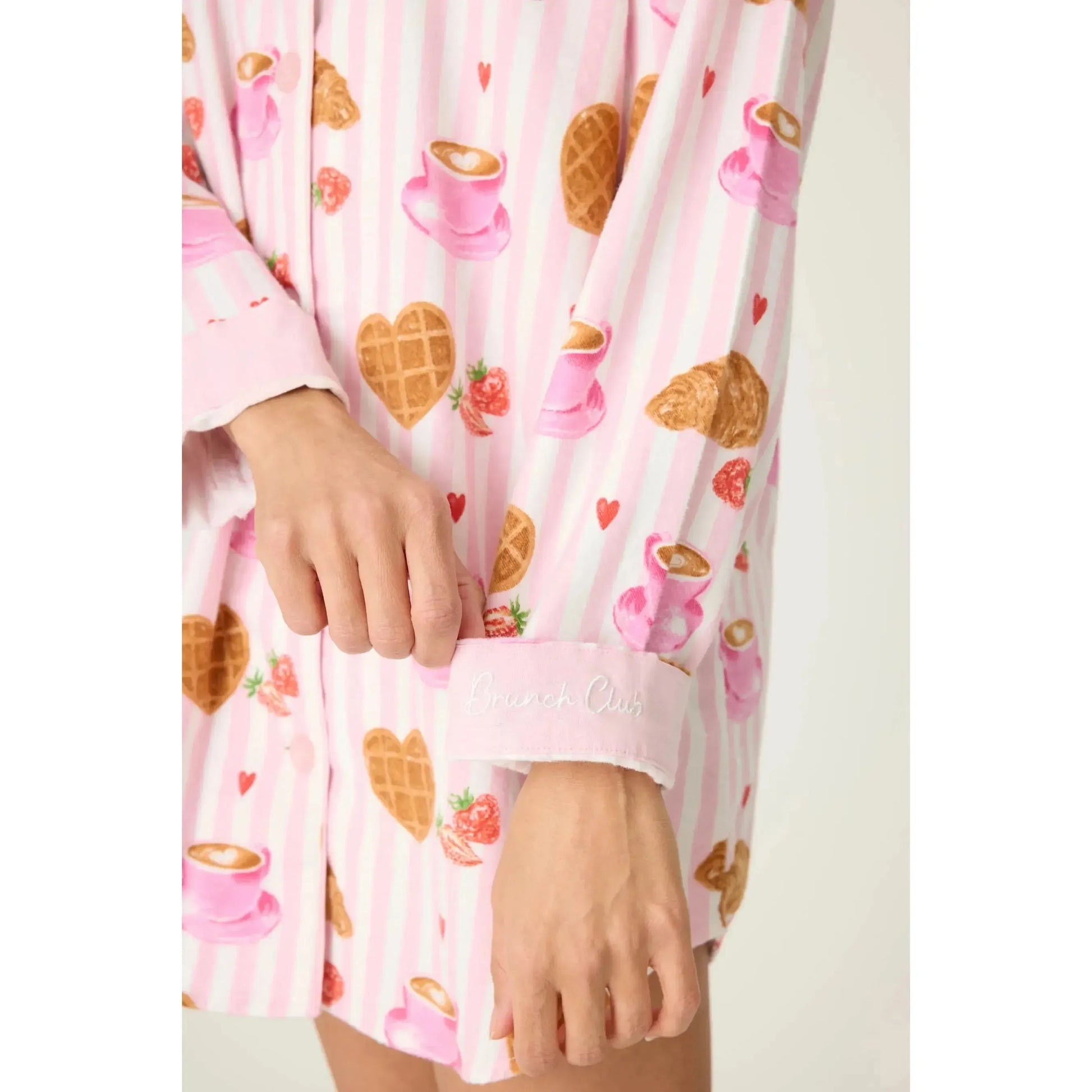 FLANNELS NIGHT SHIRT-LADIES LOUNGE & SLEEPWEAR-PJ SALVAGE-JB Evans Fashions & Footwear