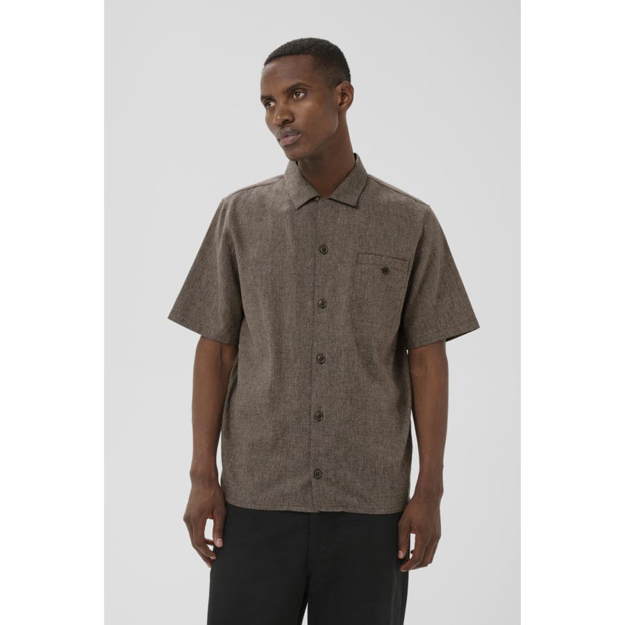 FLINT HERITAGE CAMP COLLAR-MENS SHIRTS-MATINIQUE-JB Evans Fashions & Footwear