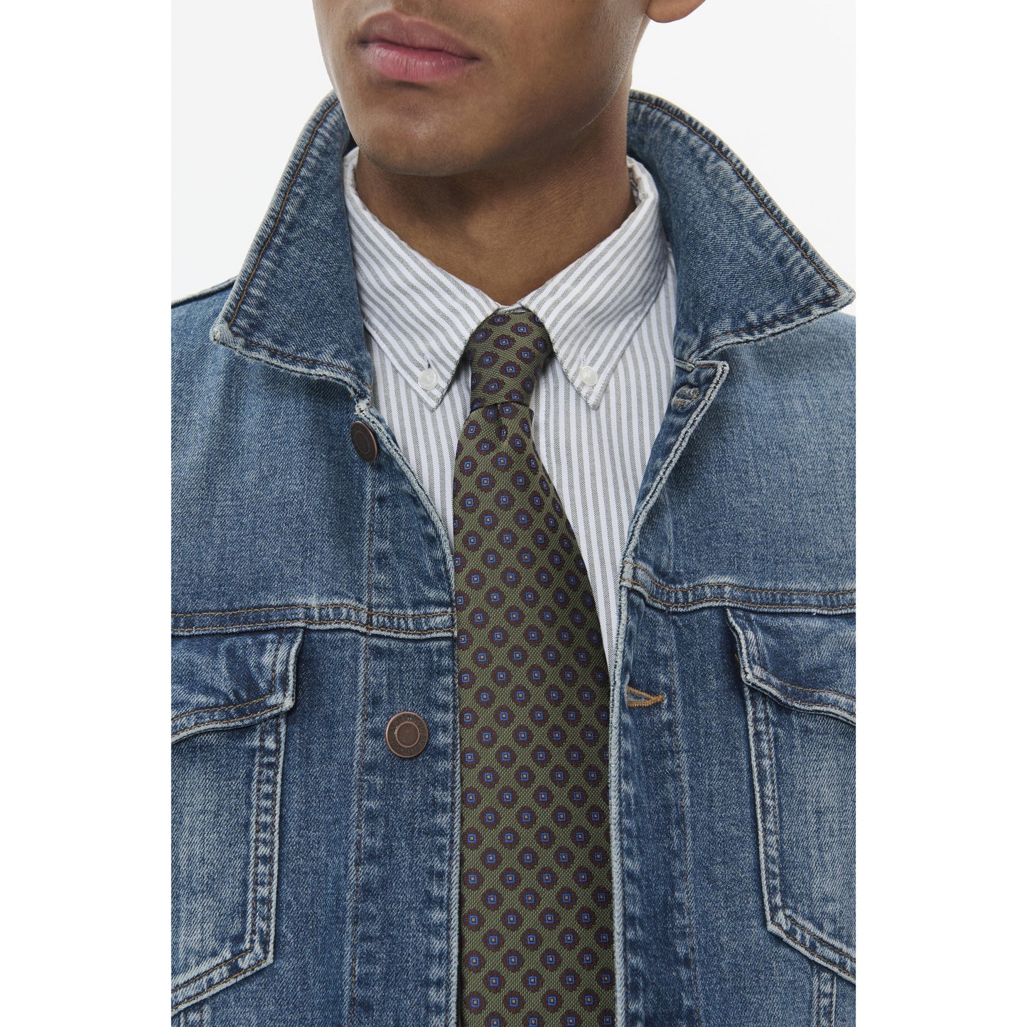 FLORAL PATTERN TIE-MENS TIES-MATINIQUE-JB Evans Fashions & Footwear