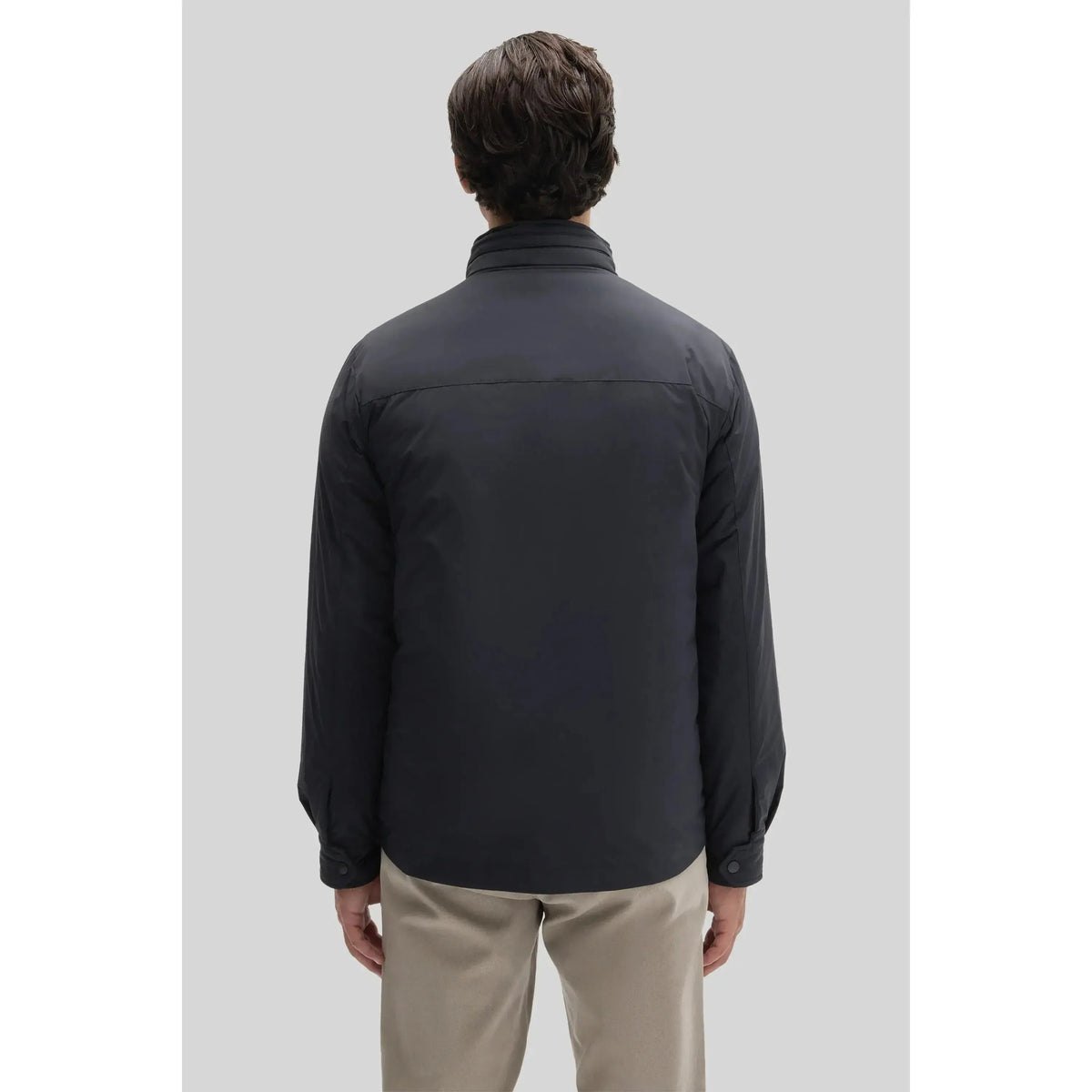 FLORIO REVERSIBLE SNAP JACKET-MENS LIGHTWEIGHT COATS & JACKETS-ROBERT BARAKETT-JB Evans Fashions & Footwear