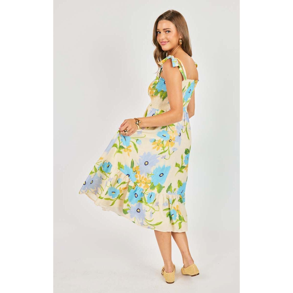 FRESH CUT MIDI DRESS-LADIES DRESSES & JUMPERS-SADIE & SAGE-JB Evans Fashions & Footwear