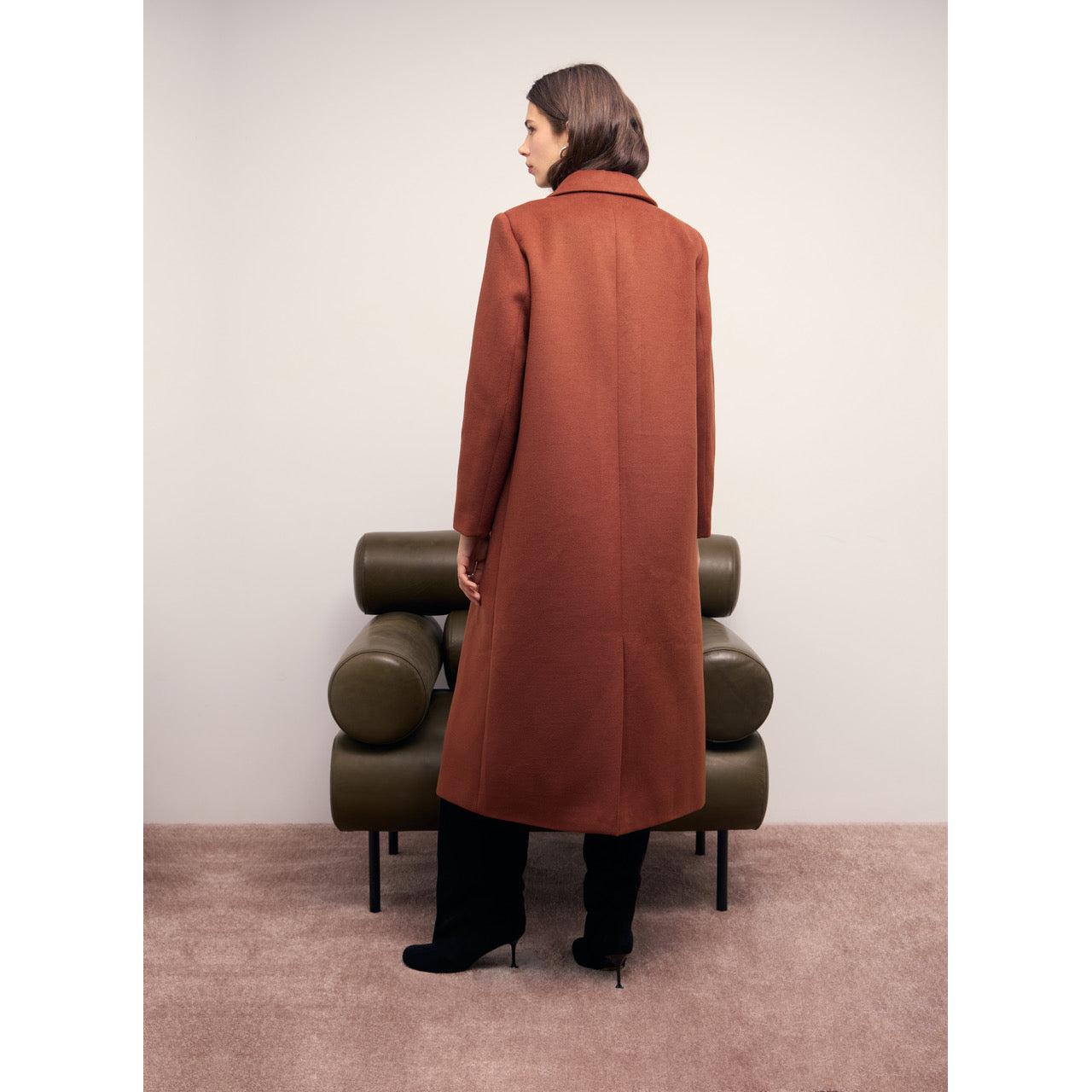 FRIDA LONG COAT-LADIES WINTER COATS & JACKETS-MINK PINK-JB Evans Fashions & Footwear