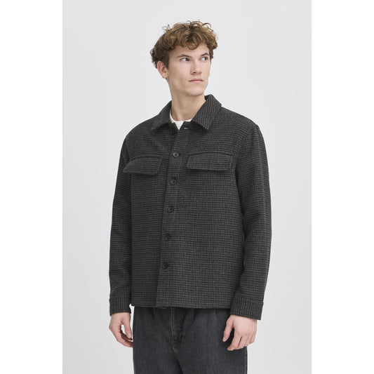 FRILOF CHECKED JACKET-MENS LIGHTWEIGHT COATS & JACKETS-CASUAL FRIDAY-JB Evans Fashions & Footwear