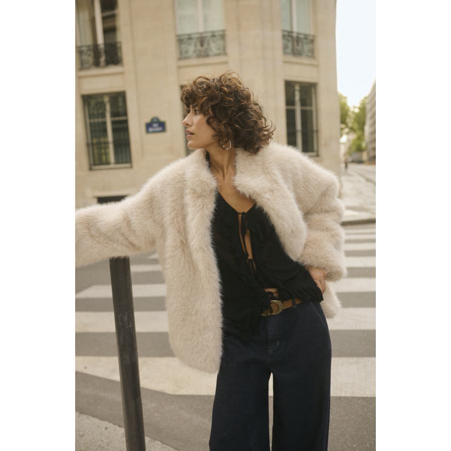 FRIMIA JACKET-LADIES LIGHTWEIGHT COATS & JACKETS-CREAM-JB Evans Fashions & Footwear