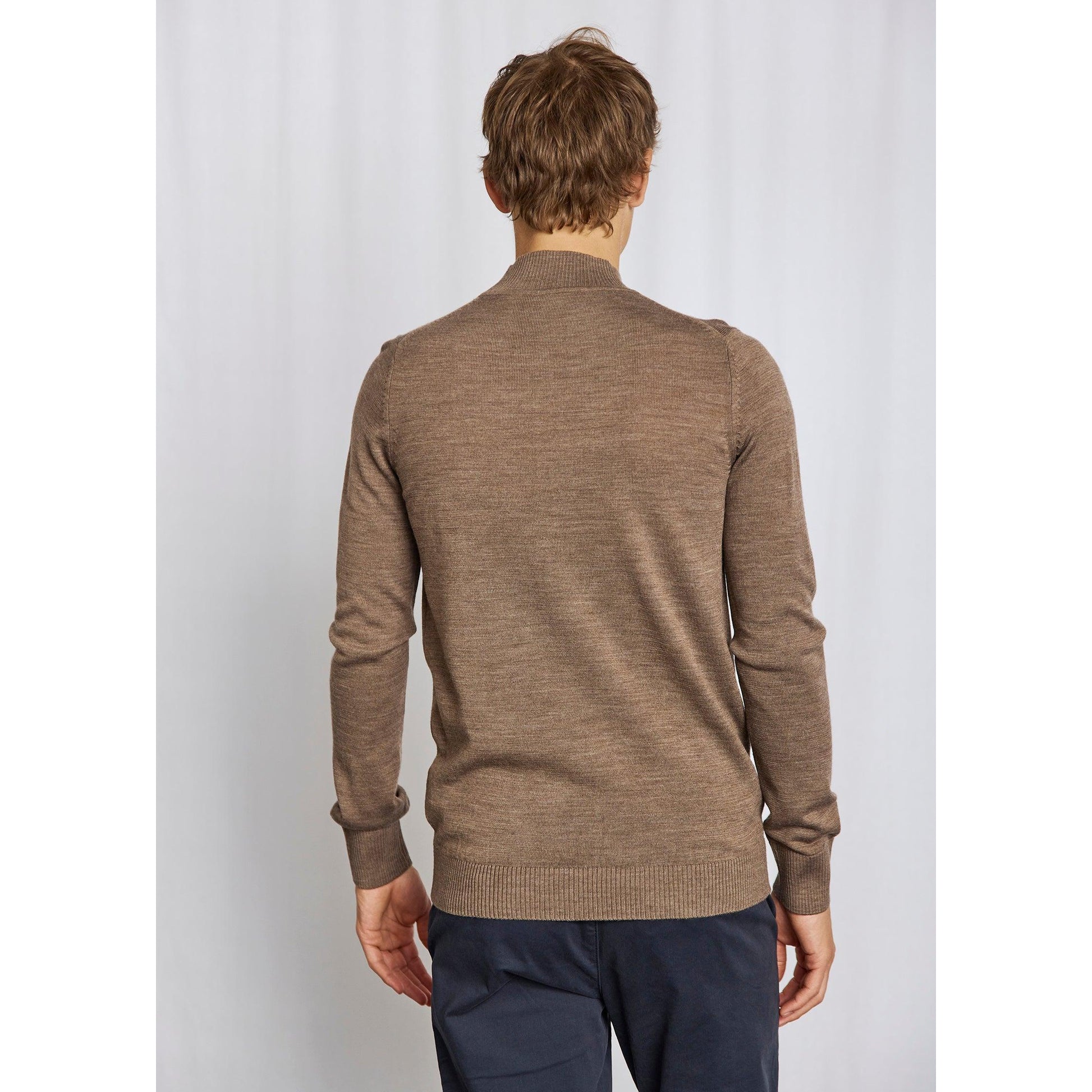 FRODER MOCK NECK SWEATER-MENS SWEATERS & KNITS-BRUUN STENGADE-JB Evans Fashions & Footwear