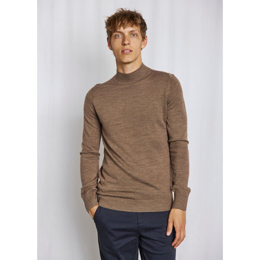 FRODER MOCK NECK SWEATER-MENS SWEATERS & KNITS-BRUUN STENGADE-JB Evans Fashions & Footwear