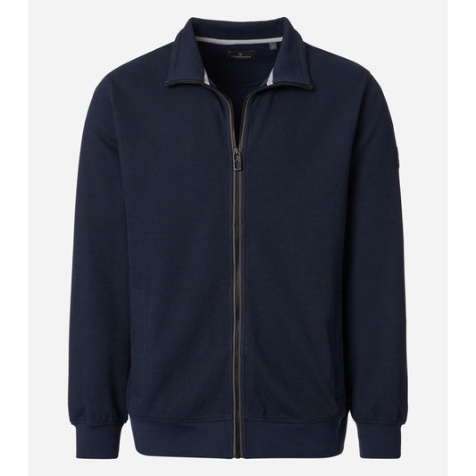 FULL ZIP FLEECE TOP-MENS SWEATERS & KNITS-CASA C MODA-JB Evans Fashions & Footwear