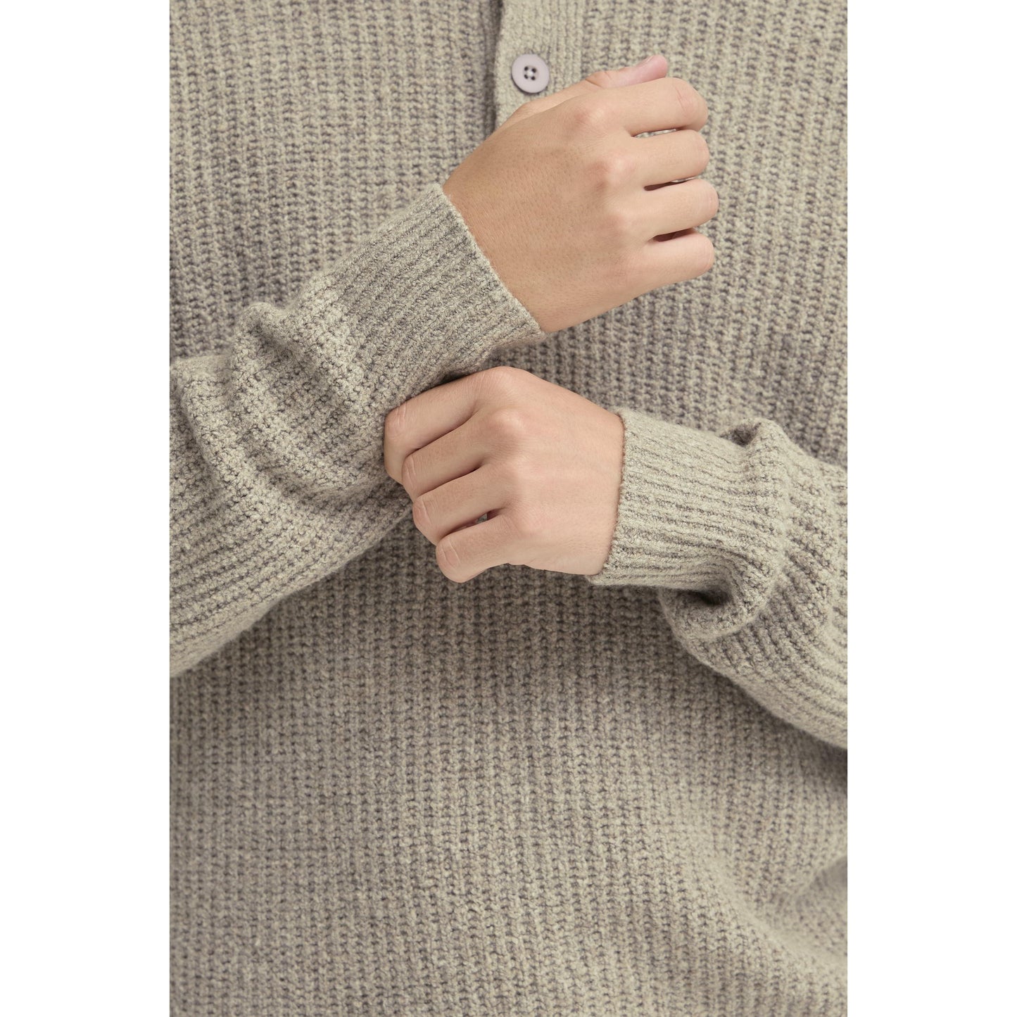 GAHN 1X1 RIB POLO KNIT SWEATER-MENS SWEATERS & KNITS-CASUAL FRIDAY-JB Evans Fashions & Footwear