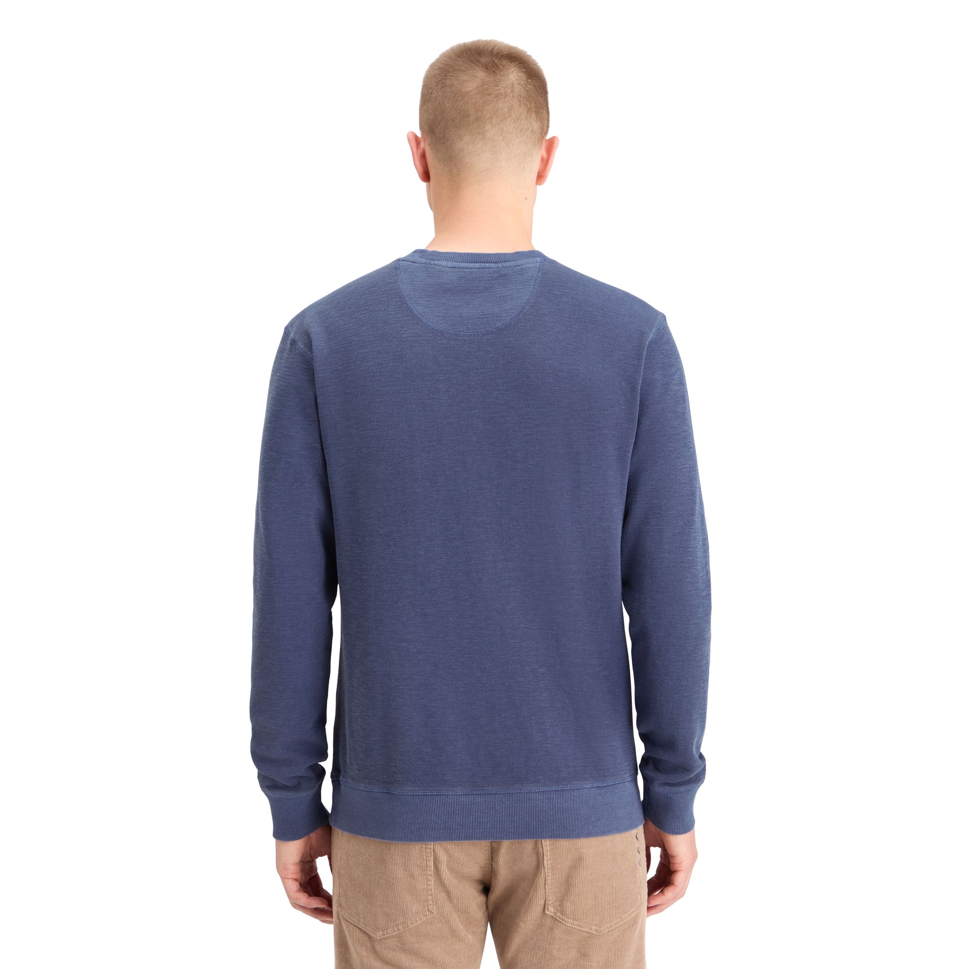 GARMENT DYED STRUCTURED SWEATSHIRT-MENS SWEATERS & KNITS-SCOTCH & SODA-JB Evans Fashions & Footwear