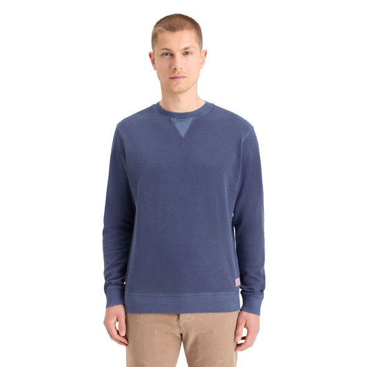 GARMENT DYED STRUCTURED SWEATSHIRT-MENS SWEATERS & KNITS-SCOTCH & SODA-JB Evans Fashions & Footwear