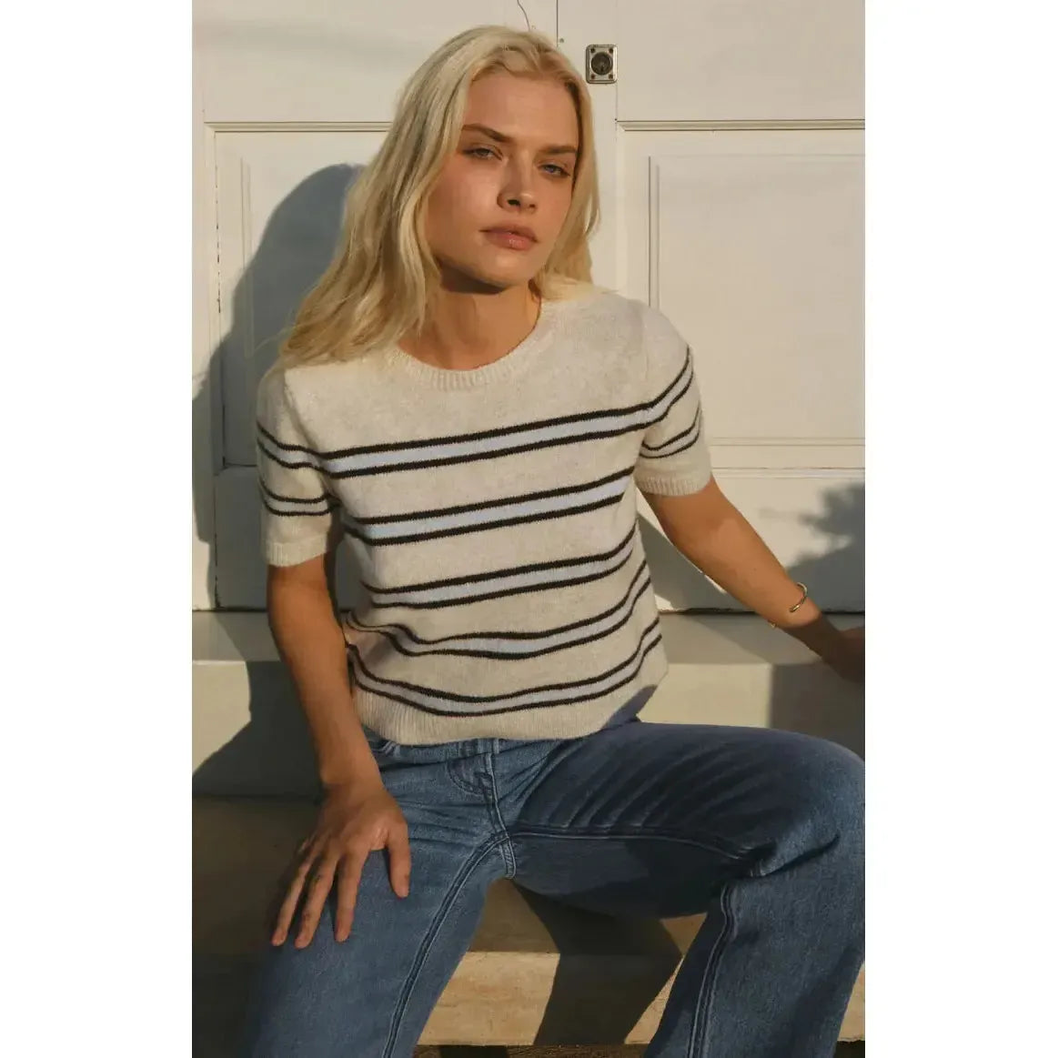 GATEWOOD STRIPE SWEATER-LADIES SWEATERS & KNITS-Z SUPPLY-JB Evans Fashions & Footwear