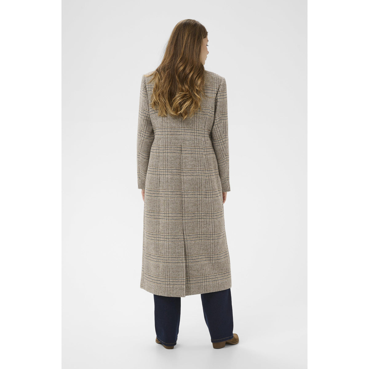 GEORG LONG COAT-LADIES WINTER COATS & JACKETS-CREAM-JB Evans Fashions & Footwear