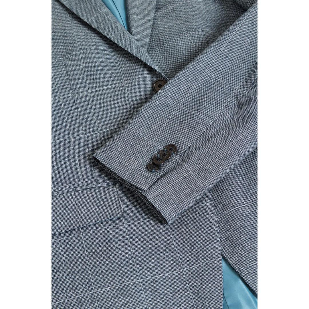 GEORGE LAS WINDOW PANE MINI HOUNDSTOOTH-MENS SUITS-MATINIQUE-JB Evans Fashions & Footwear